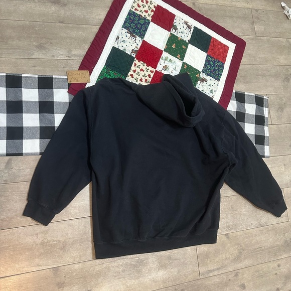 Y2K Gildan Men’s Black Heavy Blend Hoodie Sweatshirt Size 2X - Picture 3 of 9